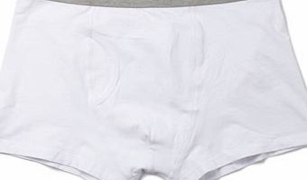 Bhs 3 Pack Plain White Trunks, White BR60T13DWHT