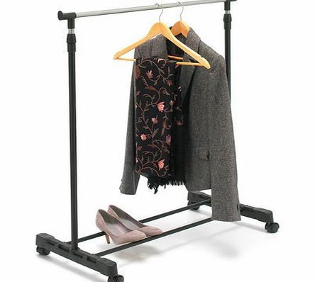 Addis Extendable Clothes Hanging Rail, graphite