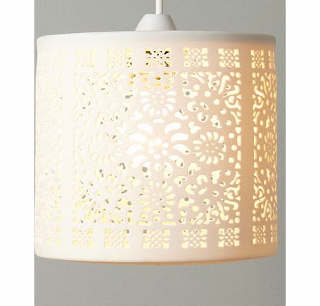 Alida Ceramic Easy Fit Pendant Light, cream