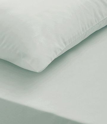 Bhs Aqua Ultrasoft Fitted Sheet, Aqua 1893975257