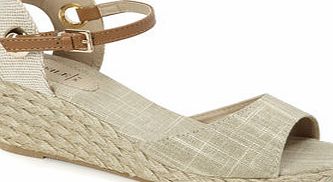 Bhs Beige Open Toe Espadrille, beige 2846790431