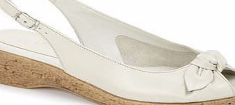 Bhs Beige TLC Twist Knot Cork Wedge, beige 2846230431