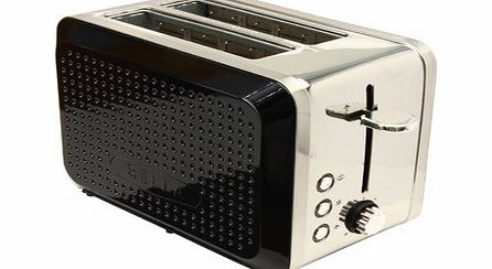 Bhs Black Bella Dots 2 Slice Toaster, black 9570808513