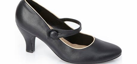 Bhs Black Classic Bar Court Shoe, black 2843198513