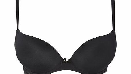 Bhs Black Cleavage Bra, black 2304548513