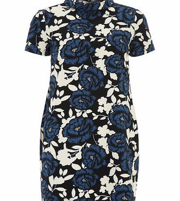 Bhs Black Floral Shift Dress, multi 19127079530