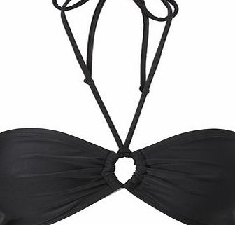 Bhs Black Great Value Plain Bandeau Top, black