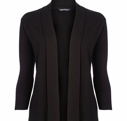 Bhs Black Jersey Cardigan, black 18930200137