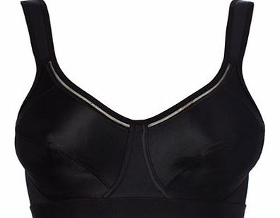 Black Maximum Support Sports Bra, black 2303138513