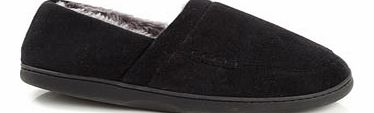 Bhs Black Memory Foam Slipper, Black BR62D03DBLK