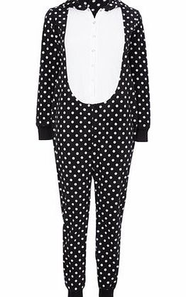 Bhs Black Multi Penguin Onesie, black/white 731842786