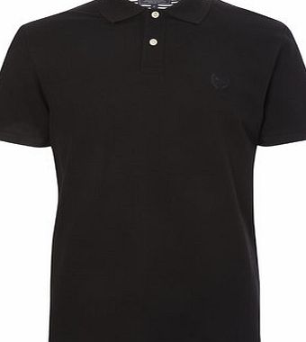 Bhs Black Plain Pique Polo Shirt, Black BR52P01GBLK