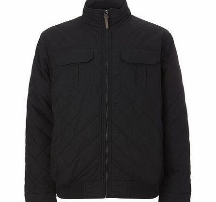 Bhs Black Quilted Bomber Jacket, Black BR56D02GBLK