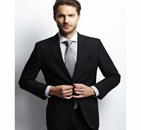 Bhs Black Regular Fit Suit Jacket, Black BR64G10EBLK