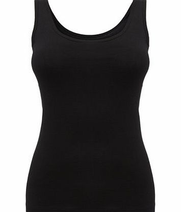 Bhs Black Scoop Neck Vest, black 2422588513