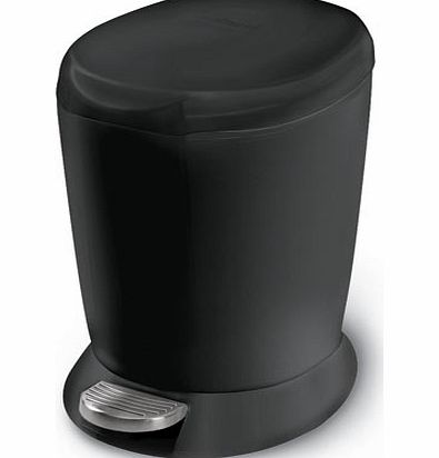 Bhs Black Simplehuman 6l Plastic Bin, black 1921358513