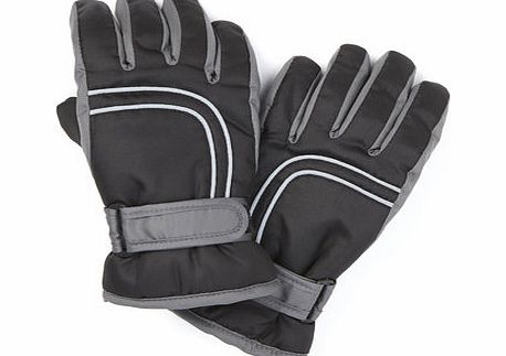 Bhs Black Ski Gloves, black 1617888513