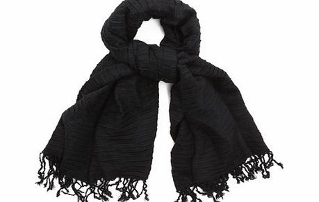 Bhs Black Warm Wiggle Scarf, black 6610488513