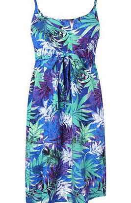 Bhs Blue Animal Printed Flippy Dress, blue multi