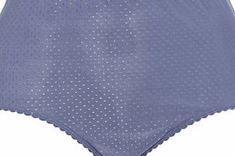 Bhs Blue Jacquard Spot Full Brief, blue 4803861483