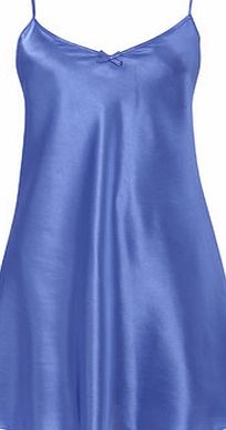 Bhs Blue Multi Ladies 2 Pack Short Satin Chemise,