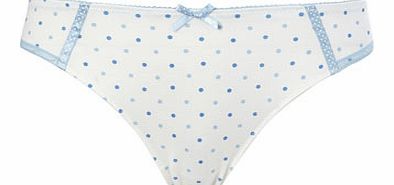 Blue Spot Mini Knickers, blue/cream 2303887959