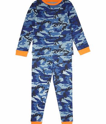 Boys Boys Camo Thermal Set, blue multi 1497190214