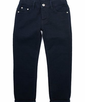 Boys Boys Dark Blue Stretch Skinny Jeans, dark