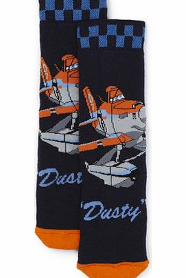 Bhs Boys Disney Planes Slipper Socks, orange