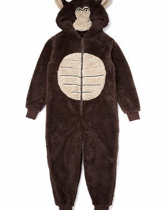 Boys Gorilla Dress-Up Onesie, brown 8882960481