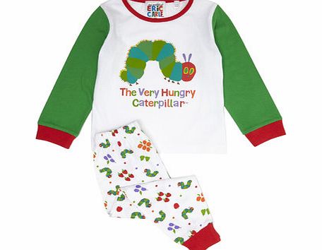 Bhs Boys Hungry Caterpillar Pyjamas, white 8883840306