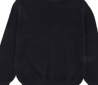 Bhs Boys JRM Navy Knit Jumper, navy 2075490249