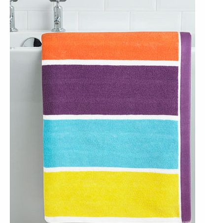 Bright broad stripe bath sheet, brights 1929401295