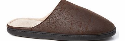 Bhs Brown Memory Foam Mule Slippers, Brown BR62D08DBRN