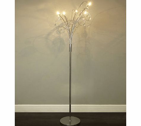 Bhs Chrome Anushka Floor Lamp, chrome 39701040409