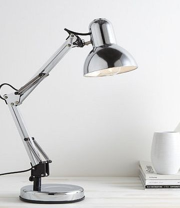 Bhs Chrome Jasper Task Lamp, chrome 9797150409