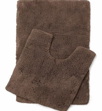 Cocoa Ultimate bath and pedestal mats range,