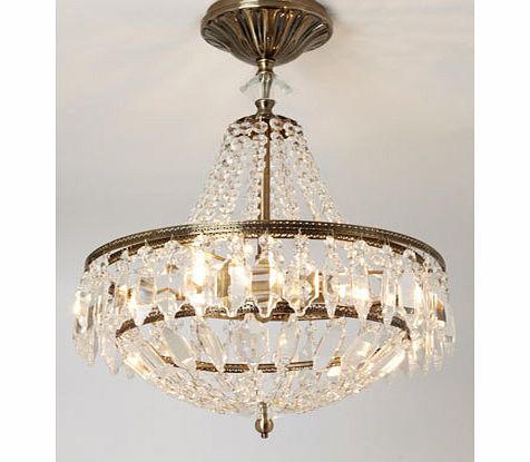 Bhs Estelle Flush Ceiling Light, clear 9777752346