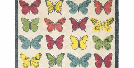 Bhs exclusive colourful butterflies Hug Rug