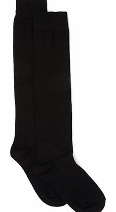 Bhs Girls 2 Pack Girls Black Over The Knee Socks,