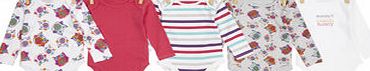 Bhs Girls Baby Girls 5 Pack Long Sleeved Printed