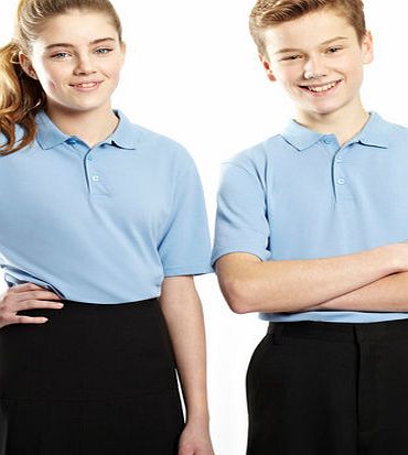 Bhs Girls Blue Senior Unisex 3 Pack School Polo