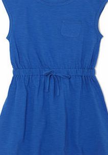 Bhs Girls Bright Blue Jersey Skater Dress, bright