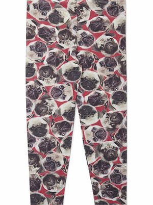 Bhs Girls Dog All Over Print Leggings, multi