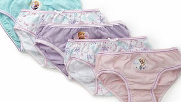 Bhs Girls Girls 5 Pack Disney Frozen Knickers,