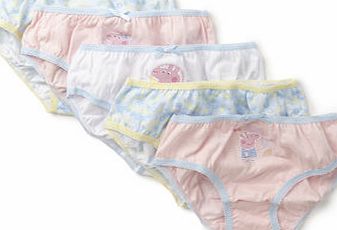 Bhs Girls Girls 5 Pack Peppa Pig Knickers, pink