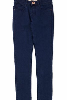 Bhs Girls Girls 5 Pocket Western Jeans, indigo