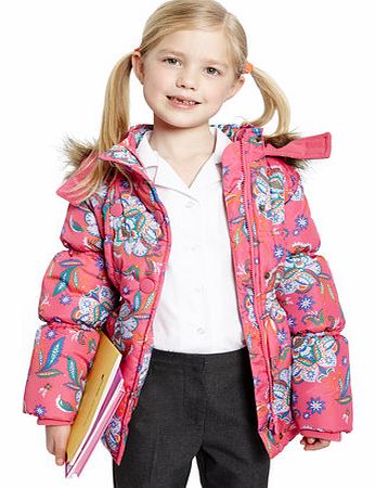 Bhs Girls Girls Floral Printed Coat, multi 9264509530