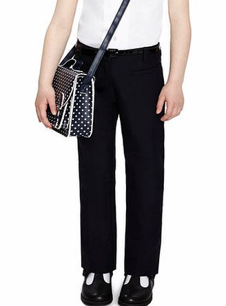 Bhs Girls Girls Navy Slim Fit Belted School