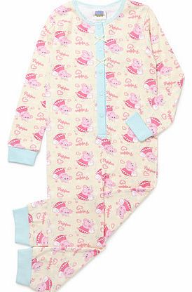 Bhs Girls Girls Peppa Pig Onesie, yellow 8881422383